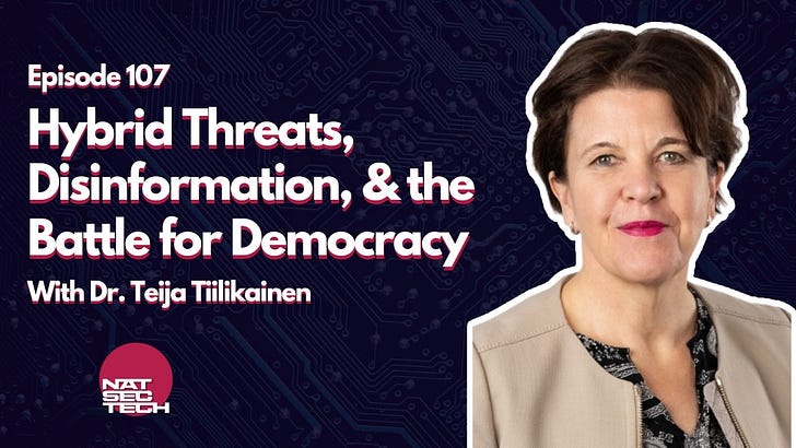 Dr. Teija Tiilikainen on Hybrid Threats, Disinformation, & the Battle for Democracy