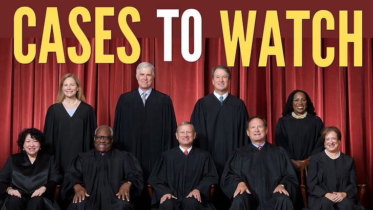 SCOTUS CASES TO WATCH. TRUMP BACKS DOWN ON TARIFFS. NOTE FROM LISA🧡
