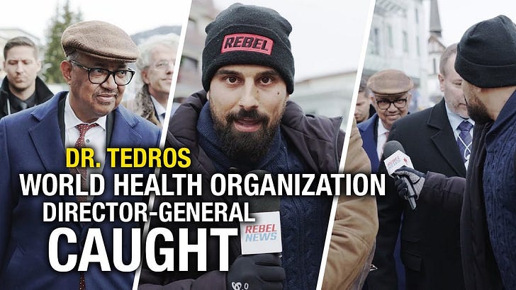 WHO’s Dr. Tedros Confronted At Davos On ‘Disease X’, COVID Lockdowns And Vaccines. Watch In Horror As WHO DG Tedros Clearly Smirks & Smiles When Asked To Apologize For Excess Deaths