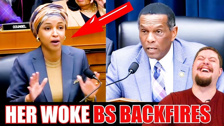 MAGA Super Bowl champ CALLS OUT Ilhan Omar's CRAP right to her face in front of congress