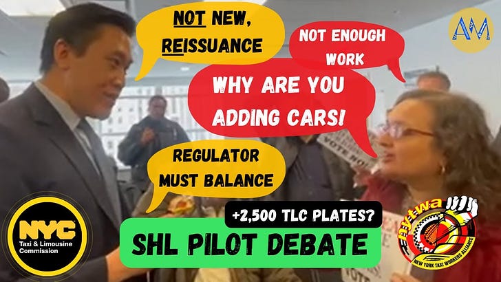 🗣️ Taxi Union Leader Confronts TLC Chair About SHL Pilot