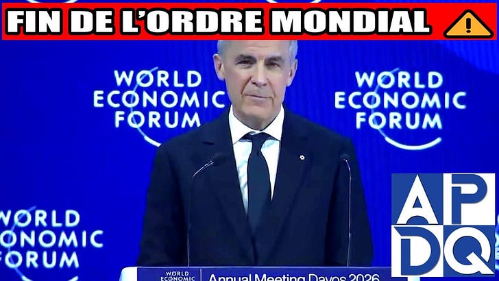 Discours de Mark Carney à Davos sur l’ordre mondial et les puissances ...