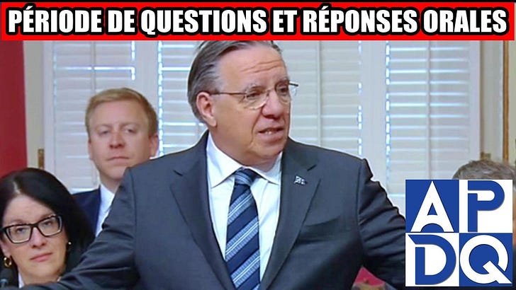 Période de questions du 11 février 2026 : PEQ, PL74, français et ...