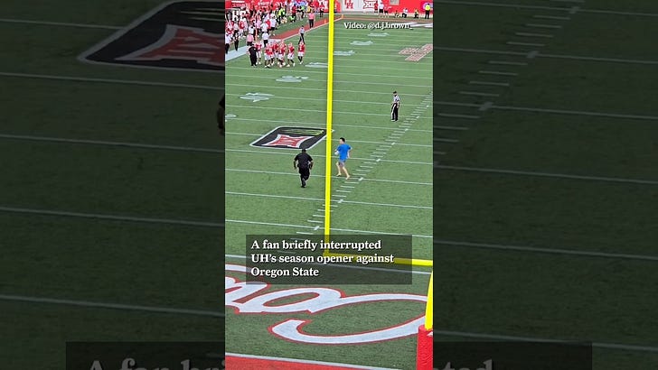 A Brief, Incomplete History of Fans Running Onto the Field