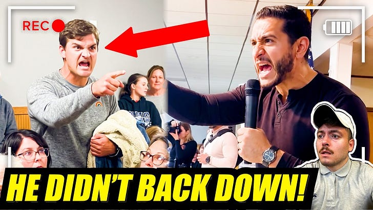 Brave patriot CALLS OUT El-Sayed in front of his supporters - Exposes him for what he truly is