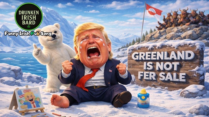Greenland Is Not Fer Sale 🎵 – A Ridiculous Irish Pub Jig About a Toddler Tantrum