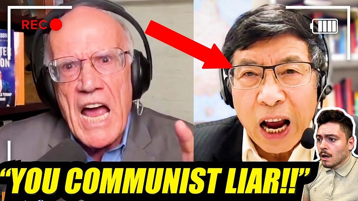 Victor Davis Hanson DESTROYS Chinese Communist LIAR in live confrontation!