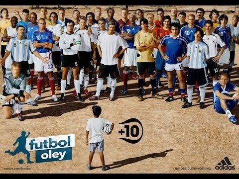 The Multi-Player World Cup Ad Edition