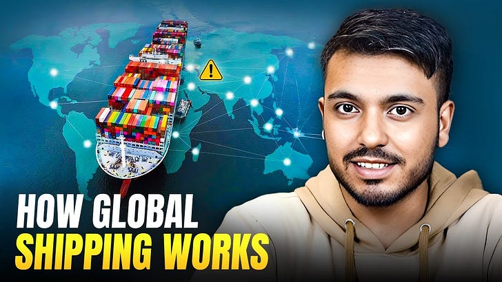 Global maritime trade through charts