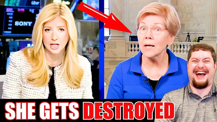 Reporter FACT CHECKS Elizabeth Warren live on air - Her response is PATHETIC!