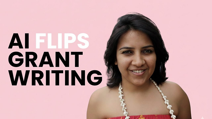 YouTube thumbnail — How AI flips grant writing