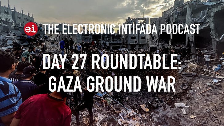 "Day 27 Roundup of Israel’s attacks on Gaza" with Special Guests including Roger Waters 
