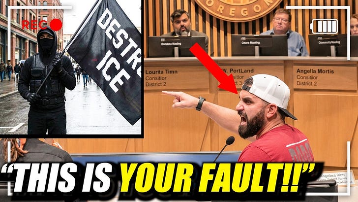 Portland man UNLEASHES HELL on radical left leaders during off the rails city council meeting