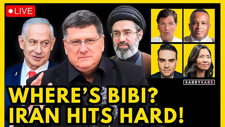 LIVE: ISRAEL ON FIRE, SCOTT RITTER JOINS, TUCKER REPORTED, SHAPIRO ...