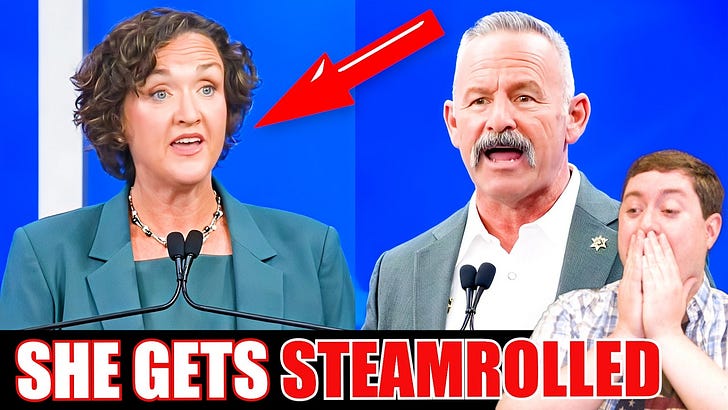 MAGA 'Giga Chad' Bianco SHUTS UP Dem 'karen' Katie Porter, ENDS her career during brutal debate