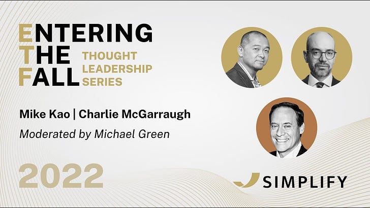 Live Panel: Simplify Oil Panel with Mike Green & Charles McGarraugh / "Commodities In An Age of Scarcity."