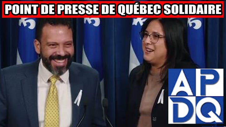 🔥 Scandale UPAC–PLQ et recul vert: QS dénonce un Québec qui recule
