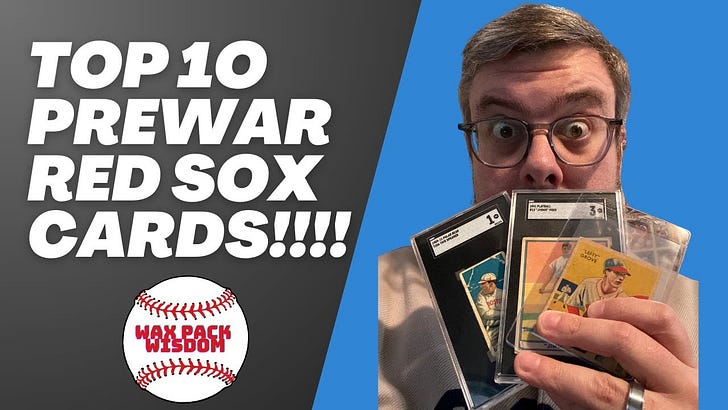 The 10 MOST ICONIC Prewar Red Sox Baseball Cards! Let Us Know What You Think! 