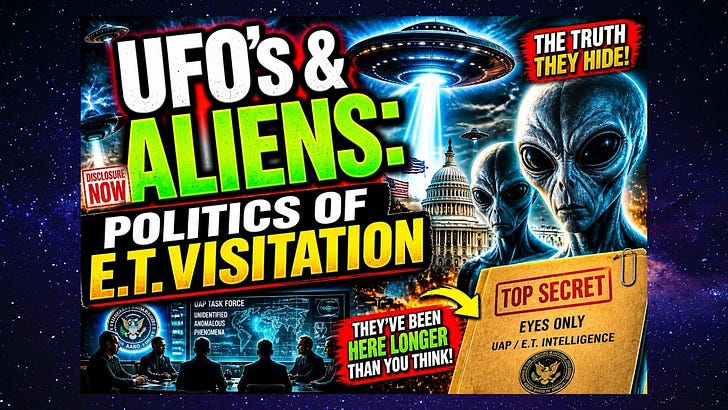 UFOs, UAPs & Aliens: The Politics Of E.T. Visitation