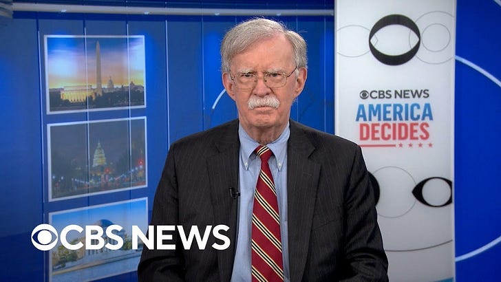 John Bolton explique accidentellement pourquoi la politique américaine