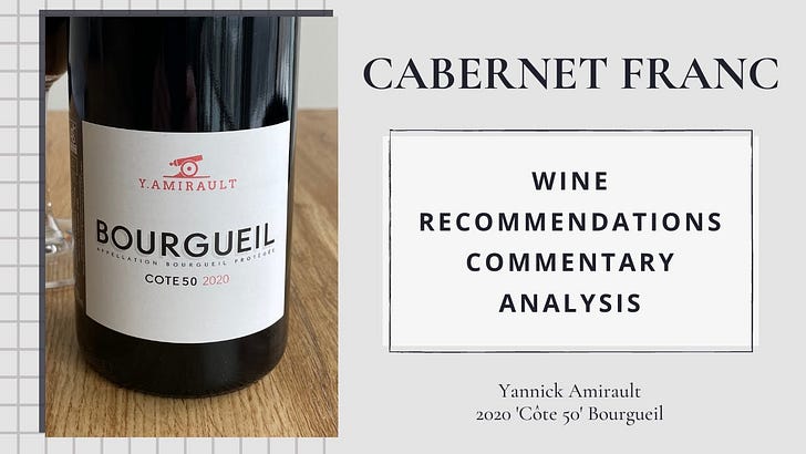 Yannick Amirault, 2020 Bourgueil "Côte 50"