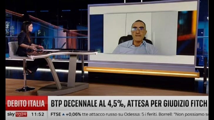 Intervento a Sky TG 24