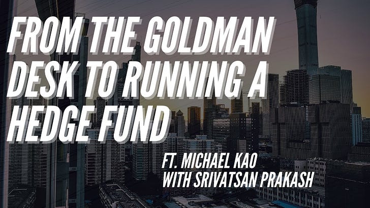 Interview: Market Champions with Srivatsan Prakash / Finance Career War Stories.