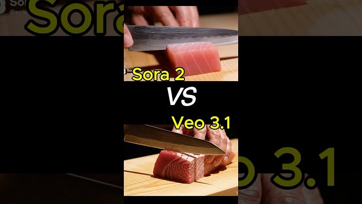 AI Video Generator Sushi Battle: Sora 2 Vs. Veo 3.1