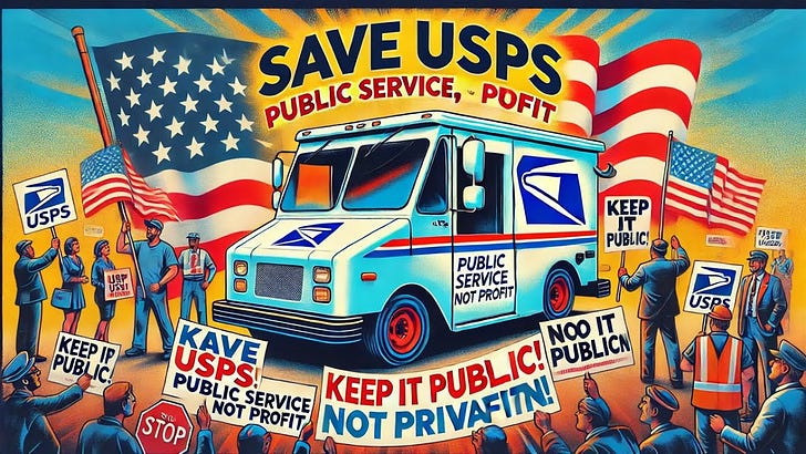 Stop Trump's US Postal Service privatization Here are truths they don't want you to know.