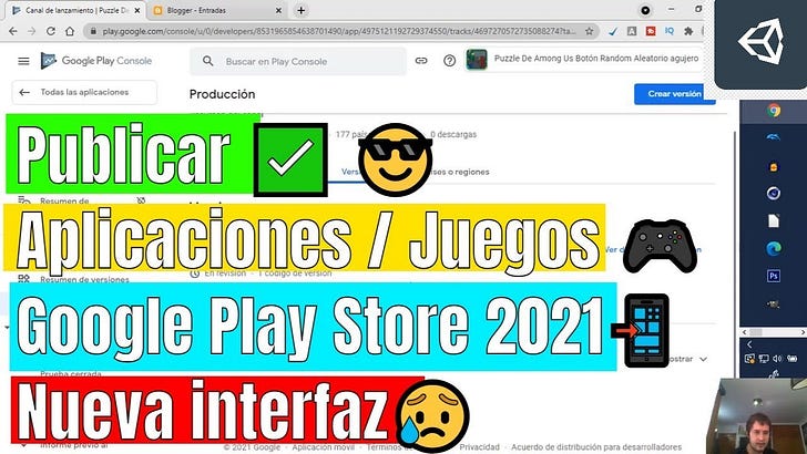 GOOGLE PLAY STORE Cómo PUBLICAR tu primera APP Android 2022 2021 2024 ...