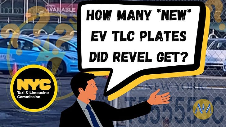 ⚡ Questions For TLC & Revel About *New* EV Plate Allocation