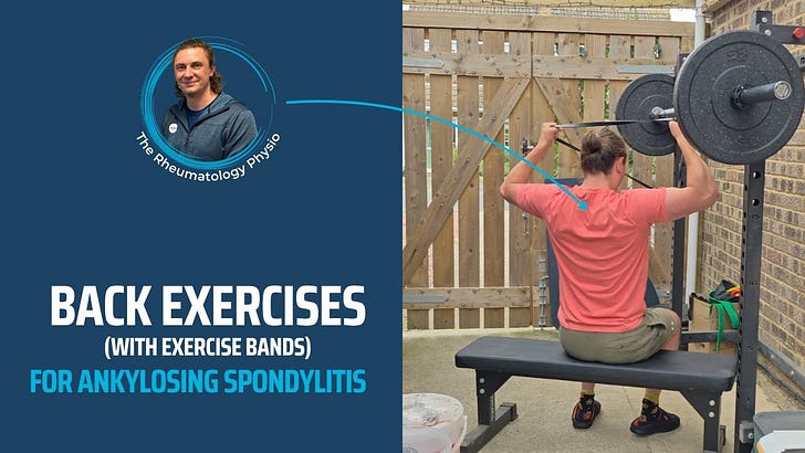 Back Exercises For Ankylosing Spondylitis | FULL BACK WORKOUT | With Bands