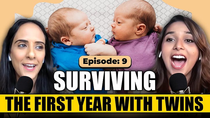 [Blog] Surviving the First Year with Twins - Birth story of Twin Mom, Tips for Twin Parents to manage Sleep, Milk and Solids and more!