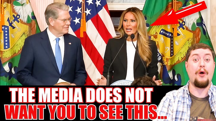 Melania takes the mic from Scott Bessent, what she does next is true MAGA in action