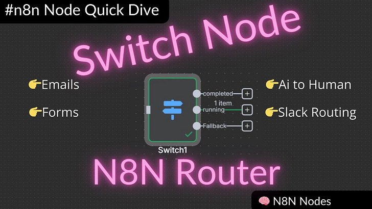 Preview image for N8N Quick Dive Switch Node #n8n