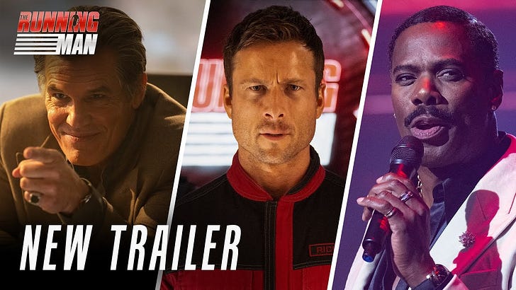 "The Running Man" New Trailer: Glen Powell Fights for His Life in Edgar Wright’s Action-Packed Reimagining of Stephen King’s Dystopian Thriller