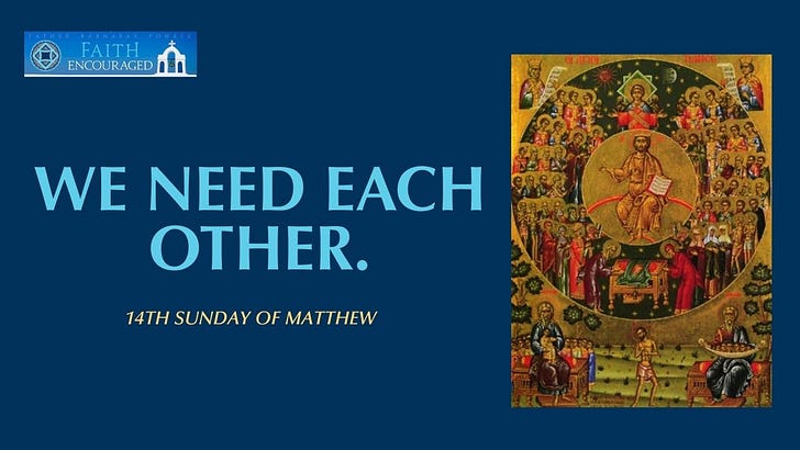 Christianity Requires Community for Spiritual Health and Salvation