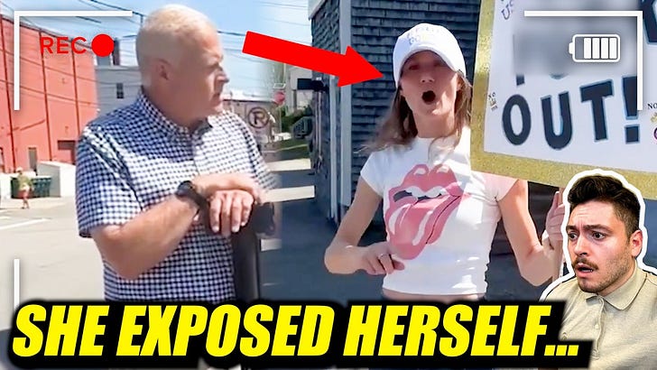 Clueless anti-ICE protester gets WRECKED by reporter! She has NO IDEA what she's protesting...