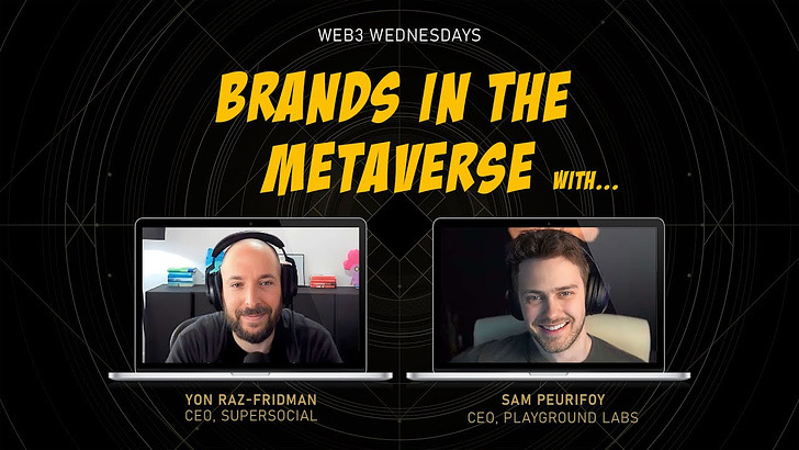 Speaking about the metaverse on Web3 Wednesdays podcast with Sam Peurifoy