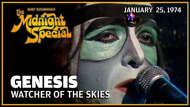 A Revelation! Genesis Footage Finally Made Available From 1974 "The Midnight Special"
