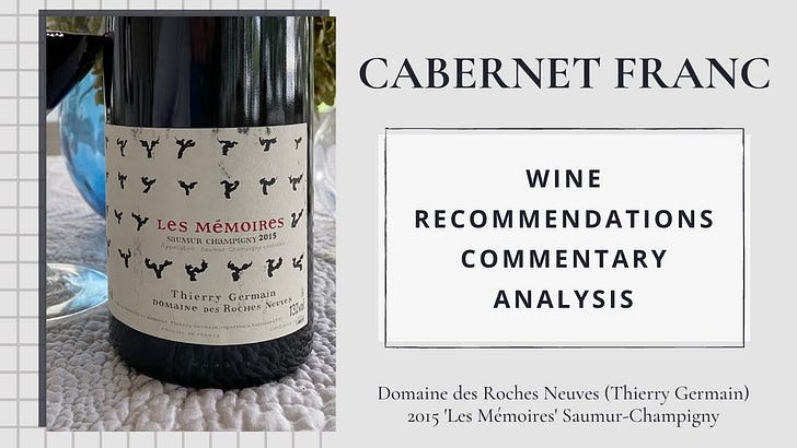 Domaine des Roches Neuves, 2015 Saumur-Champigny “Les Mémoires”
