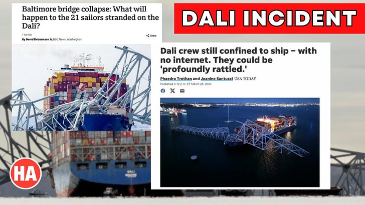 WHERE are the DALI CREW MEMBERS -- and WHY??