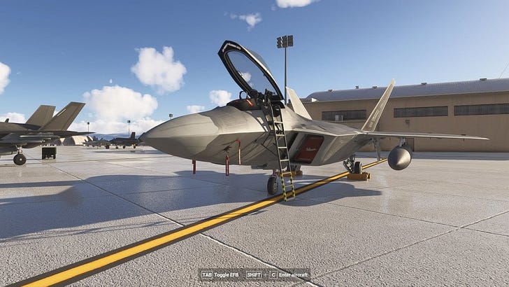 First look (for me) at the Top Mach Studios Lockheed Martin F-22 in ...