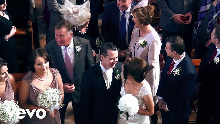 Witness the Magical Performance of Hallelujah at an Irish Wedding