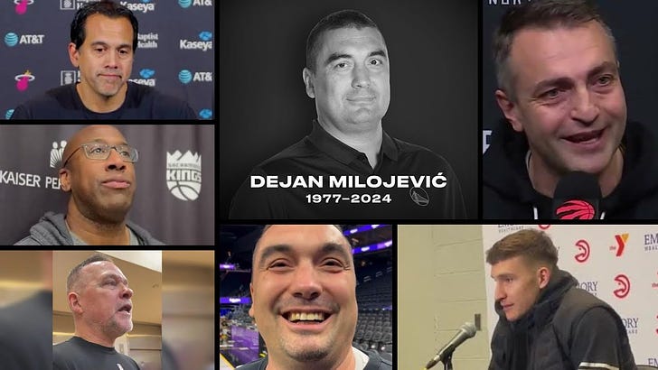 NBA mourns passing of Dejan “Deki” Milojevic, Warriors on IG,  coaches/players on podium