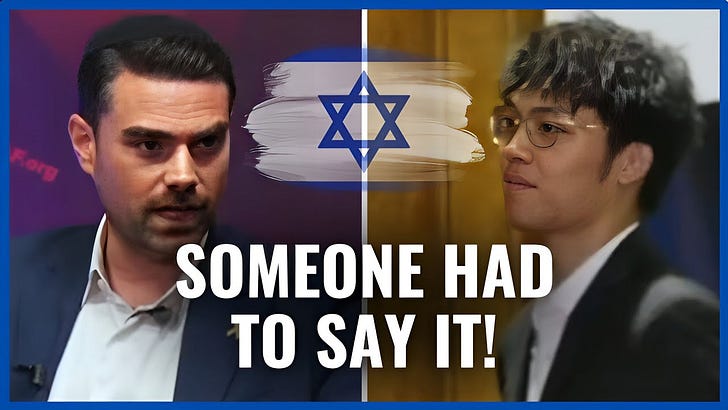  WATCH: Ben Shapiro Leaves Yale Student SPEECHLESS With PROOF Israel Belongs To The Jews