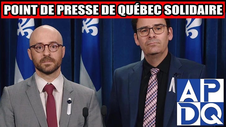 🥕 Épicerie, PEQ, article 29 : QS accuse la CAQ d’étouffer le monde
