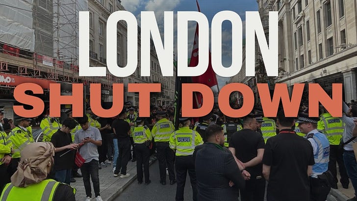 Islamic March Islamic March Shuts Down London: More Evidence of Two Tiered Policing? Sergeant won't comment. 