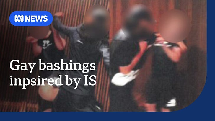 Gay teenagers lured and beaten by ISIS supporters in Sydney. Update: Trans Justic Sydney is more concerned about Islamophobia. 