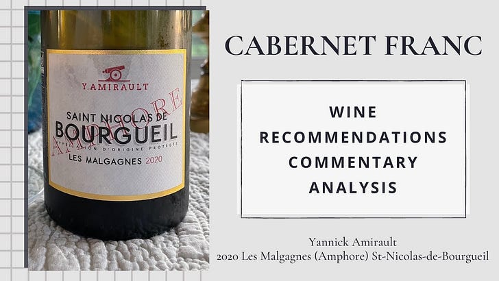 Yannick Amirault, 2020 St-Nicolas-de-Bourgueil ‘Les Malgagnes’ Amphore